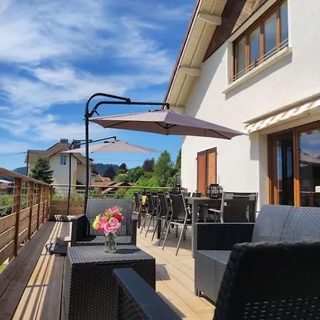 펜션 Papillon 6 A14 Personnes - Jacuzzi 제라르메르